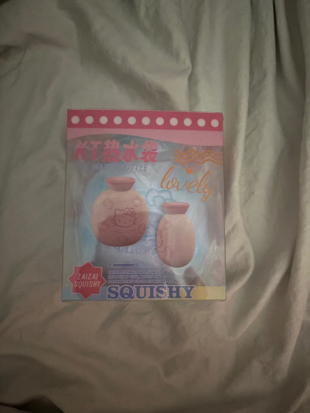 Hello Kitty Hot Water Bottle Squishy